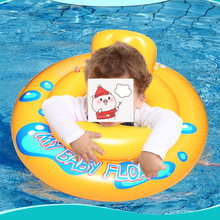 Colchón de aire inflable circular para natación, asiento flotante para bebé, anillo de tubo de goma, juguetes de piscina, anillo portátil, accesorios 2024 - compra barato