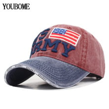 YOUBOME Baseball Cap Women Hats For Men US ARMY USA Flag Trucker Brand Snapback Caps MaLe Vintage Casquette Bone Dad Hat Cap 2024 - buy cheap