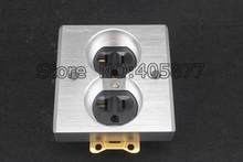 High Quality Gold Plated Power US AC Power Receptacle Wall Outlet Copper Socket 2024 - buy cheap