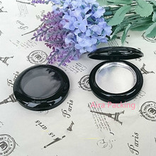 50pcs/lot Top Grade DIY Eyeshadow Powder Compact, Black Roung High-end Cosmetic Packing Box, Lip Rouge Refillable Container 2024 - buy cheap