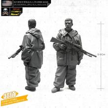 1/35 Figures Winter Sniper Resin Soldier Unmounted YOY-03 2024 - buy cheap