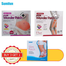 Buy 2 Get 1 Sumifun 5Pcs Belly Slim Patch With 18Pcs Lower Body Slim Patch add 20Pcs Body Slimming Massage D1020 2024 - buy cheap
