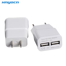 xnyocn 5V 2A EU 2 USB Adapter Mobile Phone Wall Charger Device Micro Data Charging For iPhone 4G SE 7 iPad For Samsung galaxy S6 2024 - buy cheap