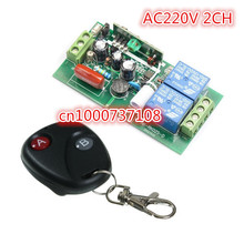 220 V 2CH RF Interruptores de Controle Remoto Sem Fio 315 mhz 433 mhz com o botão de aprendizagem Momentânea, alternância, inter-lock