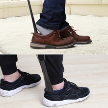 Sapato profissional flexível e resistente, 19cm, liga preta, forma de colher, levantador de sapatos, cabo longo 2024 - compre barato