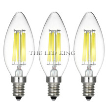 E14 Led Candle Bulb Edison Led Bulb 220V 2W 4W 6W 12W Vintage Filament Light C35 Energy Saving Bombillas for Chandelier Lighting 2024 - buy cheap