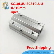 2 pcs SCS10LUU SC10LUU linear guide bushing,linear ball bearing for 10mm linear shaft CNC parts 2024 - buy cheap