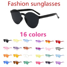 GLAUSA 2019 Модные женские плоские солнцезащитные очки Роскошные брендовые дизайнерские солнцезащитные очки конфетных цветов зеркальные очки UV400 Солнцезащитные очки 2024 - купить недорого