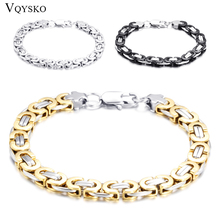 Punk 316L Stainless Steel Bracelets Gold-Color Tone Biker Bicycle Motorcycle Men Jewelry Chains Bangles Vintage Charms 2024 - buy cheap