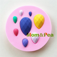Mom&Pea 1070 Free Shipping Gems Silicone Mold Cake Decoration Fondant Cake 3D Mold Food Grade 2024 - buy cheap