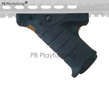 Pb de pistola tática para esportes ao ar livre, bolsa engraçada de plástico macio com punho frontal a 45 graus com ângulo de aderência 20mm cartão ld60 2024 - compre barato