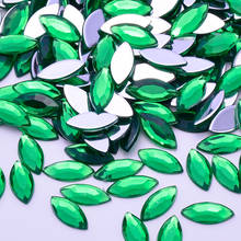 JUNAO 4x8 мм 5x10 мм зеленые кристаллы с плоским основанием Стразы искусственные камни не горячая фиксация фотоклей на драгоценных камнях для рукоделия 2024 - купить недорого