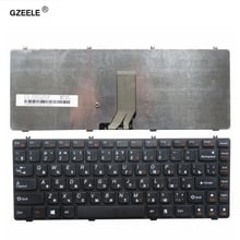 GZEELE  laptop keyboard for LENOVO Y470 Y470A Y470P Y470N y471 y471A Y471P series RU layout black notebook replace keyboard new 2024 - купить недорого