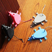 1PC stopper Silicon Doorstop cute shape Durable Cartoon Mouse Shape Door safety for baby home decoration 4 Colors 2024 - buy cheap