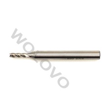 Fresa de haste reta 4 flautas 3mm hss cnc, broca de fresa 2024 - compre barato