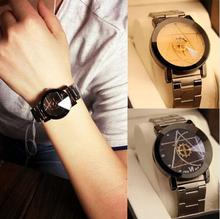 Новинка 2019, роскошные часы, модные часы из нержавеющей стали для мужчин, Кварцевые аналоговые наручные часы Orologio Uomo, хит продаж 2024 - купить недорого