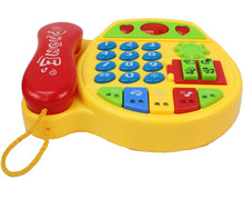 Brinquedos telefone para crianças pequenas, brinquedo musical multifuncional com telefone para a primeira infância de 6-2-3 anos, plástico educacional 2024 - compre barato