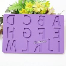 Big size A--M letters English alphabet shape forma de silicone fondant molds molde de silicone para pasta americana baking 2024 - buy cheap