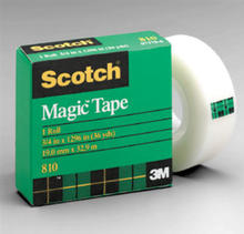 Free Shipping 6rolls/lot 19mmx33m 3m Scotch 810 Magic Invisible tape 2024 - buy cheap