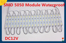 Módulo de luz LED SMD 5050 impermeable, 20 piezas, de fondo, amarillo/verde/rojo/azul/blanco cálido, IP65, cc 12V 2024 - compra barato