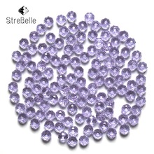 Czech Seed Rondelle Beads 200pcs/lot 3x4mm Faceted Crystal DIY Jewelry Faceted 5040 Glass Crystal Beads Spacer 2024 - buy cheap