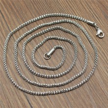 2pcs 63cm 2mm Stainless Steel Material Necklace Chain With Lobster Clasp Necklace Chain Jewelry Accessories DIY Jewelry Making 2024 - buy cheap