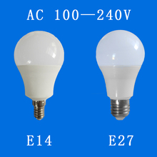 Lámparas LED E27/E14, bombillas de 110V, 130V, 220V, 240V, placa de aluminio de potencia real, globo LED doméstico LCoolWarm 3w/5w/7w/9w/12w/15w/18w 2024 - compra barato