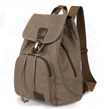 Female women canvas backpack preppy style school Lady girl student school laptop bag travel backpack bag Bolsas Mochila Infantil 2024 - buy cheap