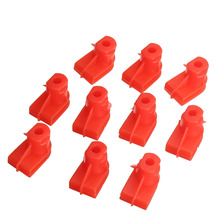 10x Bumper Clips Wing Mounting Grommet Nuts Screws Plastic Red For Opel For Vauxhall 2024 - buy cheap