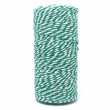 NEW 8ply 1MM~1.5MM Cotton Bakers Twine Mix (100yard/spool) Baker's Twine Gift Packing GREEN Twine for Crafting MS-GREEN 2024 - buy cheap