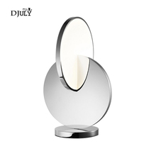 postmodern metal Acrylic Mirror led table lamp Designer creative bedroom bedside lamp home deco living room study light fixtures 2024 - buy cheap