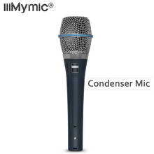 Высококачественный настоящий конденсаторный BT87A 87A Студийный микрофон Supercardioid BT87 87 вокальный Караоке ручной микрофон Microfono Microfone 87A 2024 - купить недорого
