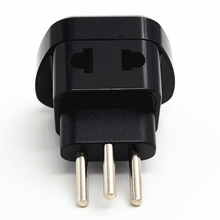 1PC black white Switzerland Plug Adapter 1to2 US AU EU to Swiss 3 Round Pin Plug Eletronic Socket Input AC 2.5V~250V 10A 2024 - buy cheap