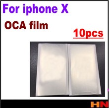 Peça de substituição para iphone x ipx, mais nova película ótica adesiva transparente com cola mitsubish um oca, com 10 peças 2024 - compre barato