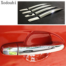 car styling cover protection stick frame trim stainless steel car door handle For Toyota Vios/Yaris sedan 2014 2015 2016 2024 - buy cheap