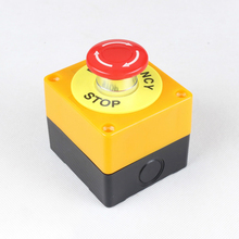 Лифт безопасности Стоп аварийный стоп кнопочный переключатель коробка водонепроницаемый 1NO 1NC LAY7-11ZS переключатель оборудования 2024 - купить недорого