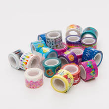 (10 pieces/lot) Kawaii Mini Cartoon Tape DIY Scrapbooking Sticker Label Masking Tape Decorative Adhesive Tape for Kids 2024 - buy cheap