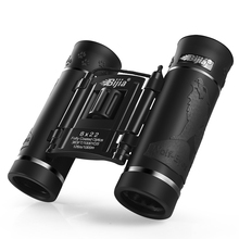 BIJIA 8x22 Compact Binoculars Wide Angle Folding HD Powerful Mini Telescope BAK4 FMC Optics Hunting Sports Camping 2024 - buy cheap