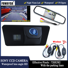 FUWAYDA wireless CCD Car RearView Reverse BackUp Parking Camera with monitor for BMW E81 E87 E90 E91 E92 E60 E61 E62 E64 X5 X6 2024 - buy cheap