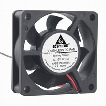 5PCS/LOT Gdstime 2Pin 6CM 60mm x 60mm x 20mm 60mm 12V DC Brushless Cooling Fan 2024 - buy cheap