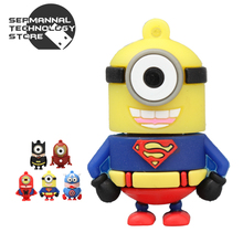 Miniseas usb flash drive  new Variety Minions 4g 8g 16g 32g 64g memory usb stick u disk pen drive pendrive for pc 2024 - buy cheap