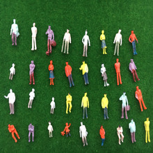 100 unids/lote de figuras en miniatura de plástico ABS, modelo arquitectónico a escala humana, 1:100 2024 - compra barato