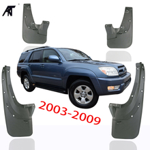 4pcs Splash Guards Mud Flaps for Toyota 4Runner 2003-2009 SUV Fenders Full Set Mudguards 2024 - buy cheap