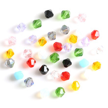 145pcs 3mm Multi-Color Bicone Austria Faceted Crystal Beads Glass Beads Loose Spacer Beads for Jewelry Making 2024 - buy cheap