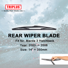 Rear Wiper Blade for Mazda 3 Hatchback (2003-2008) 1pc 14" 350mm,Car Rear Windscreen Wipers,for Back Windshield Wiper Blades 2024 - buy cheap
