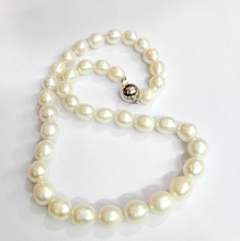 Wedding Women Jewelry Necklace 9mm Oval Round White Natural Freshwater pearl Choker Necklace 2024 - buy cheap