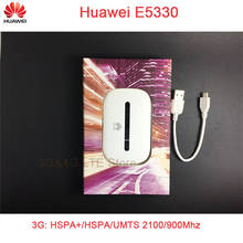 Разблокированный Huawei E5330 21,6 Мбит/с 3G беспроводной hotspot HSPA + мобильный Карманный Wifi MIFI роутер 2024 - купить недорого