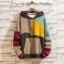 Sudadera con capucha para hombre, ropa de calle masculina holgada con diseño colorido, estilo Hip Hop, a la moda, talla 5XL, 2019 2024 - compra barato