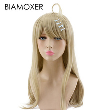 Biamoxer Kaede Akamatsu Cosplay Wig NewDanganronpaV3 Costume Play Wigs Halloween Costumes Hair free shipping NEW High quality 2024 - buy cheap