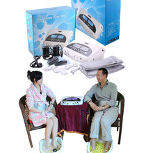 3 in 1 Ionic Detox foot bath Sub-health ionic cleanse SPA machine+infrared ray belt with two person ionic detox through feet 2024 - buy cheap